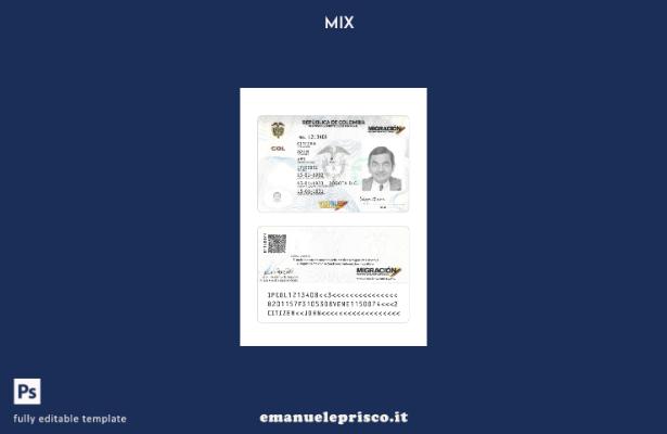 stile verificato Modello di carta di congedo di protezione temporanea per la Col